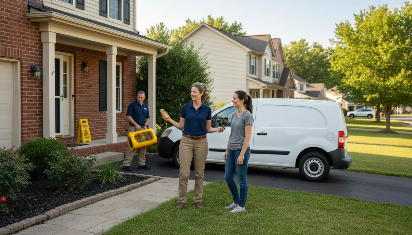 Water restoration image for Water Damage & Restoration Services in Fulton, NY